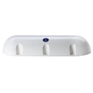 Anchor Marine ANCHOR QUAY FENDER 43 X 18 X 8CM - WHITE (click for enlarged image)